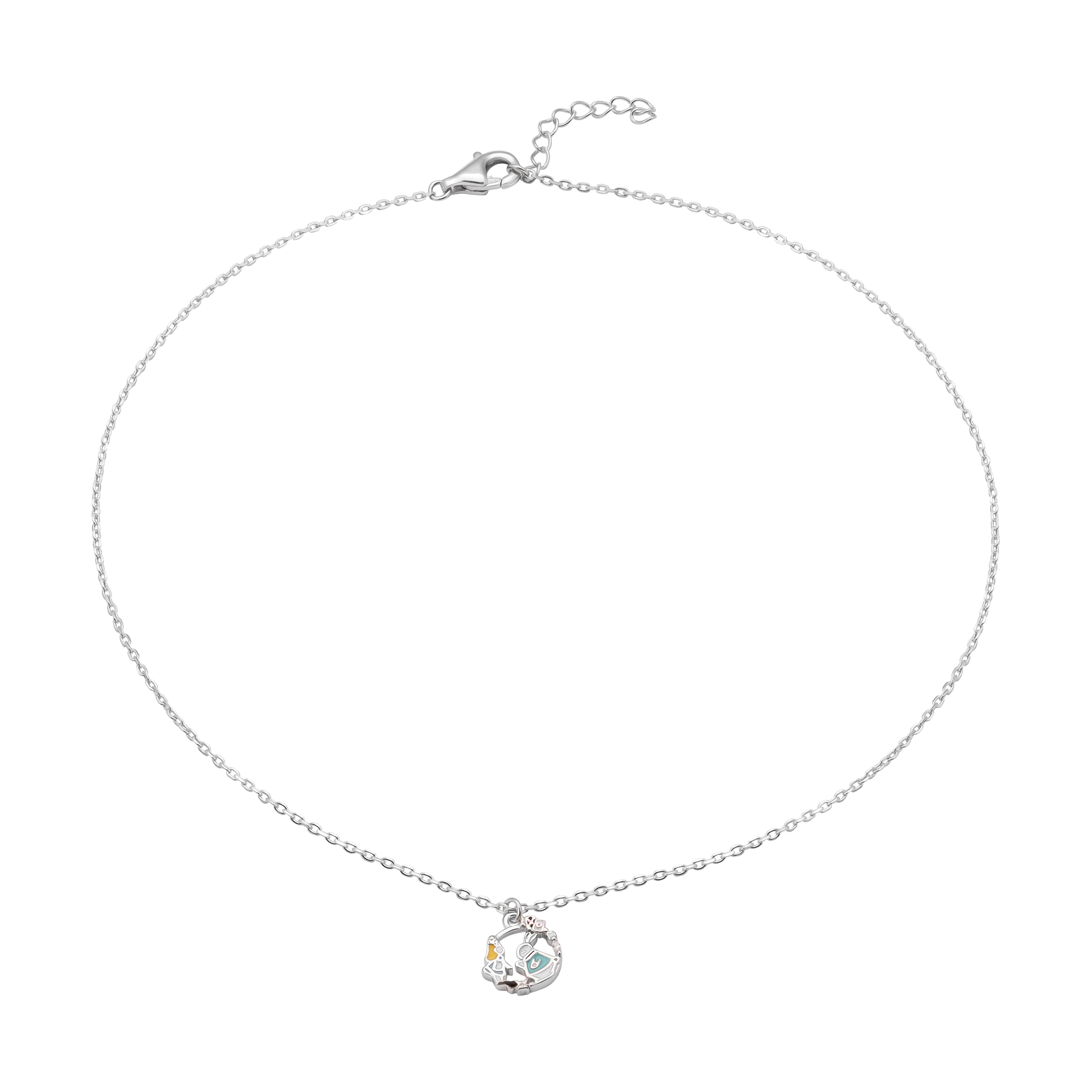 Disney Silver Necklace | KP Alice In Wonderland XMXMW060089