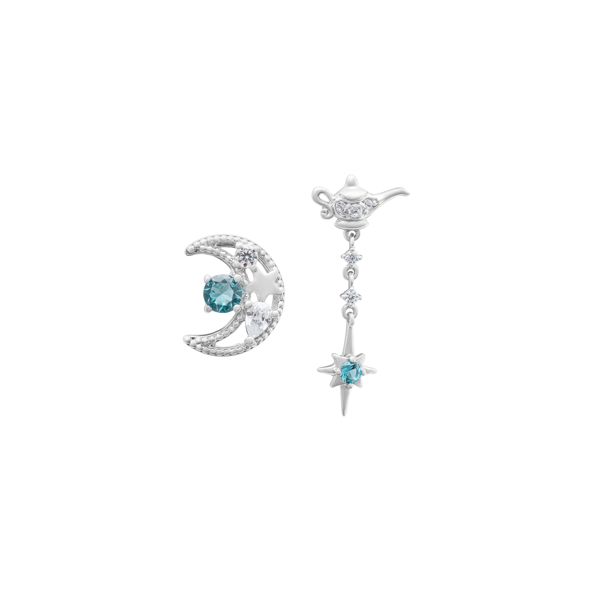 Disney Silver Earring | KP Jasmine ZTMXW000014