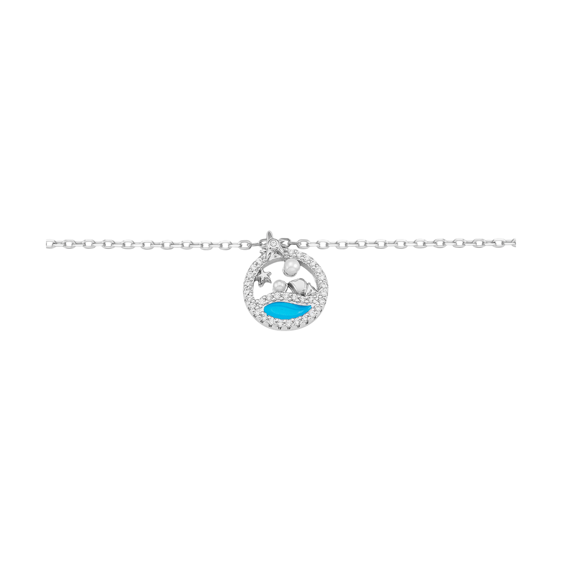 Disney Silver Necklace | KP The Little Mermaid NHMXW060001