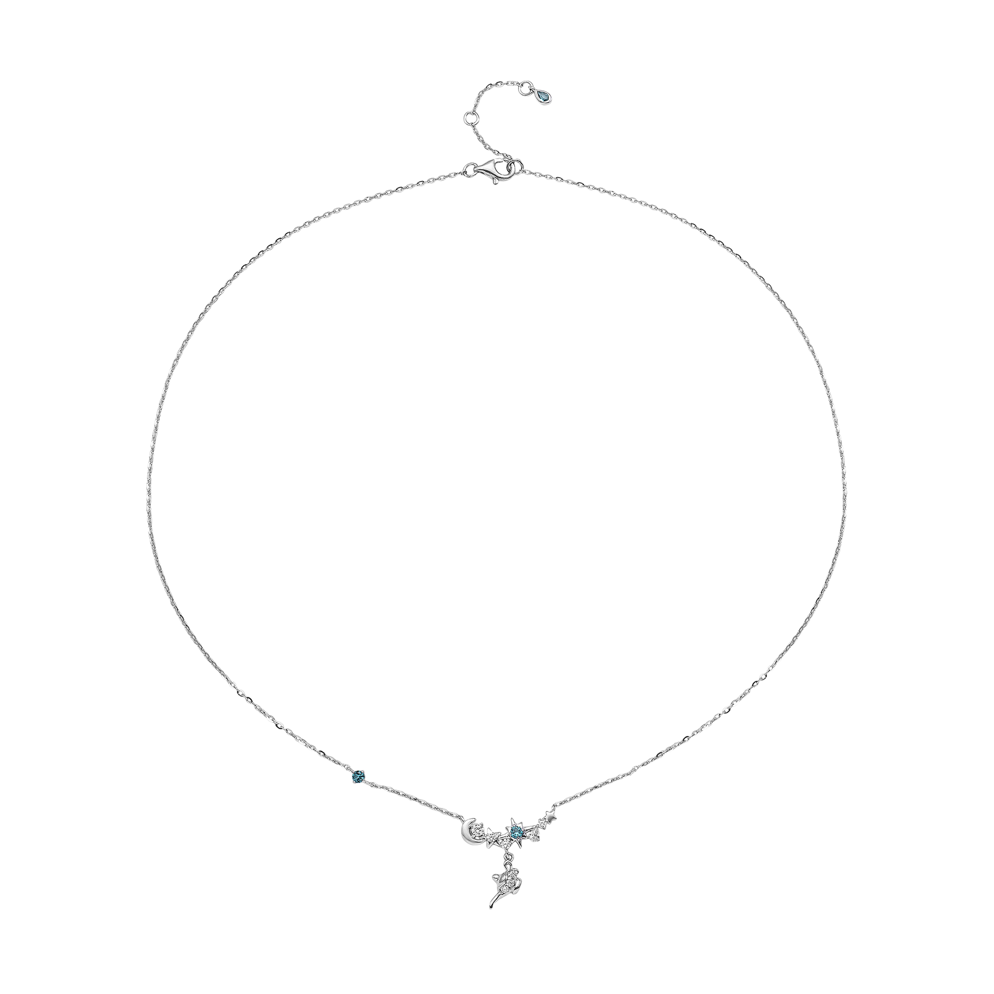 Disney Silver Necklace | KP Jasmine ZTMXW000026