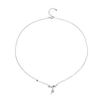 Disney Silver Necklace | KP Jasmine ZTMXW000026